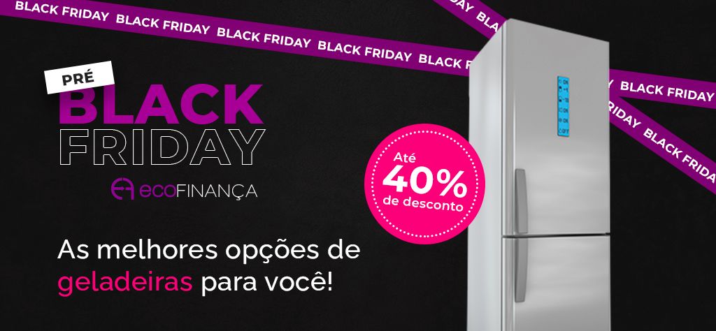 Geladeira na Black Friday